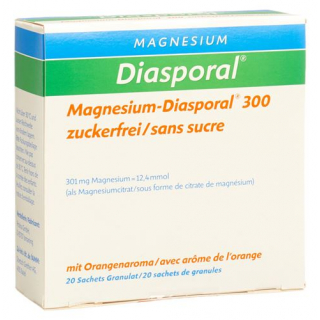Магний Диаспорал 300 мг без сахара 20 пакетиков