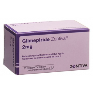 Глимепирид Зентива 2 мг 120 таблеток