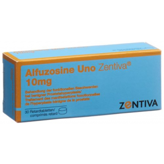 Альфузозин Уно Зентива 10 мг 30 ретард таблеток