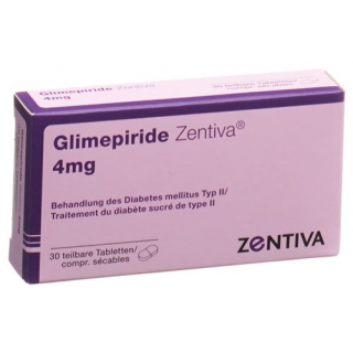 Глимепирид Зентива 4 мг 30 таблеток