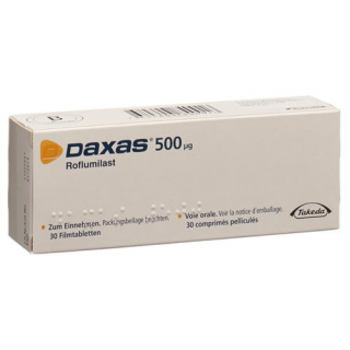 Даксас 500 мкг 90 таблеток покрытых оболочкой