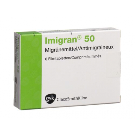 Имигран 50 мг 6 таблеток покрытых оболочкой 