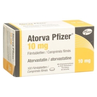Аторва Пфайзер 10 мг 100 таблеток покрытых оболочкой 