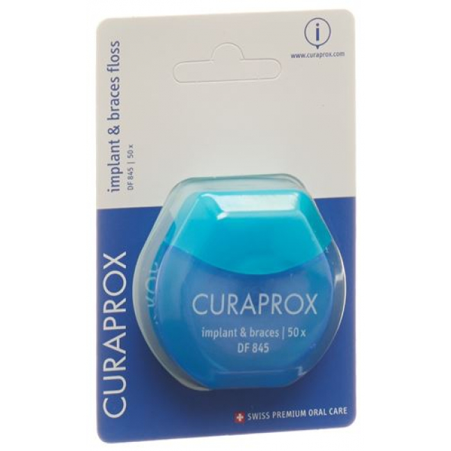 Curaprox DF 845 Implant & Braces Floss 50 штук