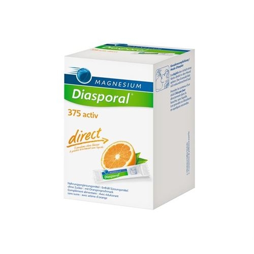 Магний Диаспорал Актив Директ Апельсин 375 мг 60 стиков