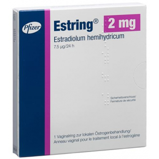 Эстринг вагинальное кольцо с депо эстрогена (2 мг эстрадиола - 7,5 мкг / 24 ч)