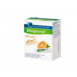 Магний Диаспорал Актив Директ Апельсин 375 мг 20 стиков