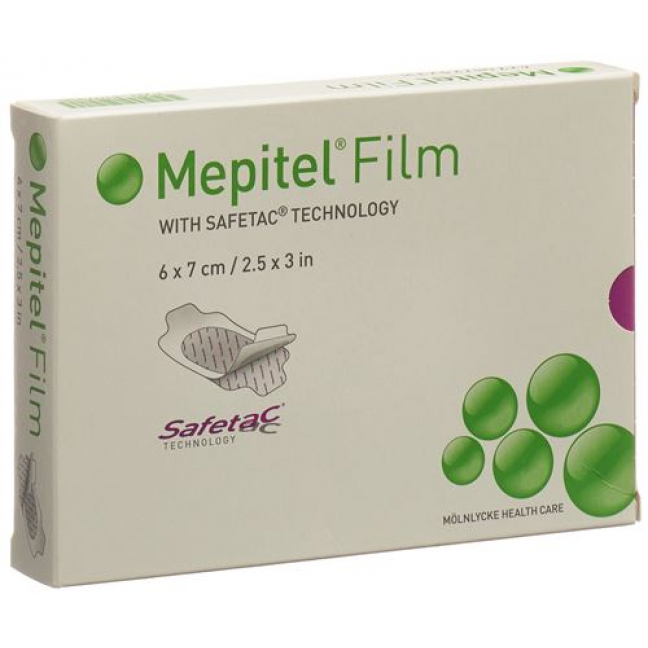 Mepitel Film Safetac 6x7см 10 штук
