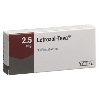 Летрозол Тева 2,5 мг 30 таблеток покрытых оболочкой