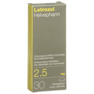 Летрозол Хелвефарм 2,5 мг 30 таблеток покрытых оболочкой