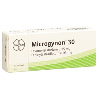 Микрогинон 30 3 x 21 драже