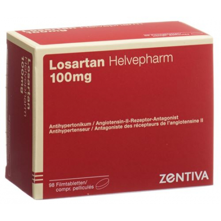 Losartan Helvepharm 100 mg 98 filmtablets