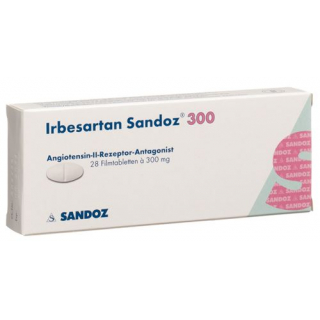 Ирбесартан Сандоз 300 мг 28 таблеток покрытых оболочкой