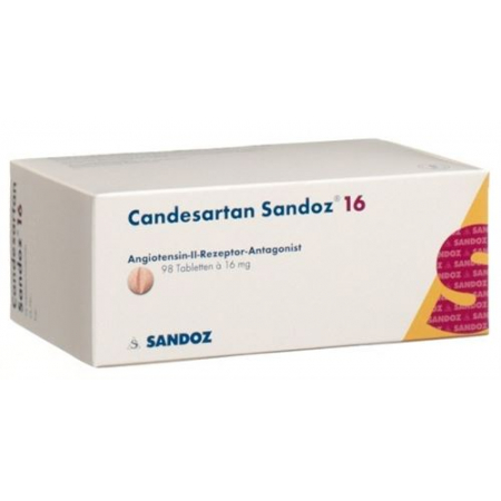 Кандесартан Сандоз 16 мг 98 таблеток
