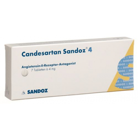Кандесартан Сандоз 4 мг 7 таблеток
