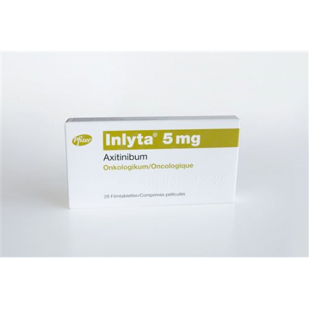 Инлита 5 мг 28 таблеток покрытых оболочкой