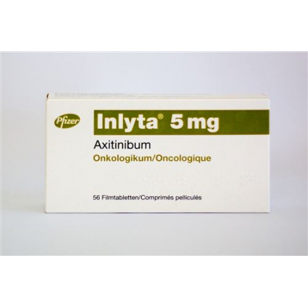 Инлита 5 мг 56 таблеток покрытых оболочкой