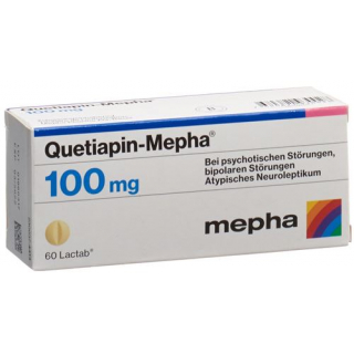 Кветиапин Мефа 100 мг 60 таблеток покрытых оболочкой