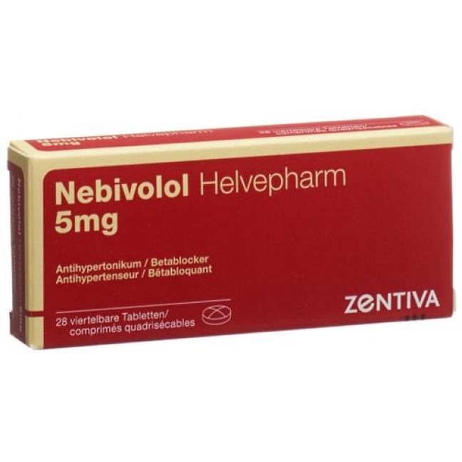 Небиволол Хелвефарм 5 мг 28 таблеток