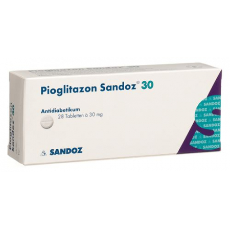 Пиоглитазон Сандоз 30 мг 28 таблеток 