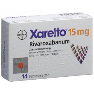 Ксарелто 15 мг 14 таблеток покрытых оболочкой 