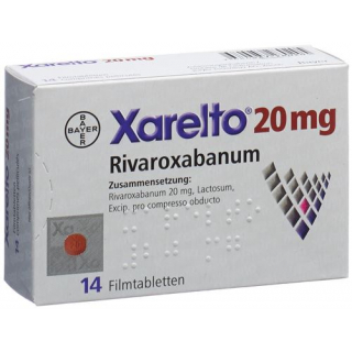 Ксарелто 20 мг 14 таблеток покрытых оболочкой 