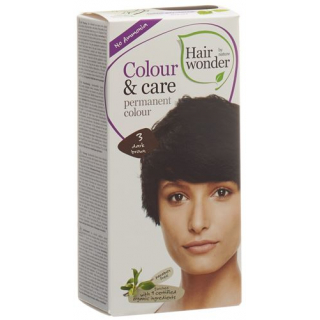 Henna Hairwonder Colour & Care 3 Dunkelbraun