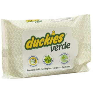 Duckies Verde Feuchtes Toilettenpapier 30 штук