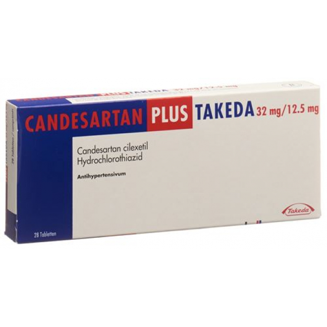 Кандесартан плюс Такеда 32/12,5 мг 98 таблеток