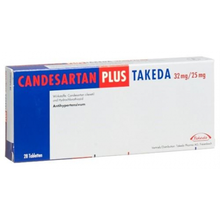 Кандесартан плюс Такеда 32/25 мг 98 таблеток