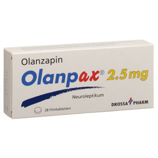 Оланпакс 2,5 мг 28 таблеток покрытых оболочкой 