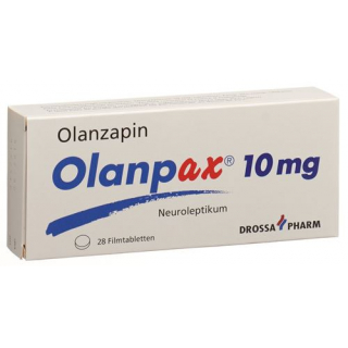 Оланпакс 10 мг 28 таблеток покрытых оболочкой 