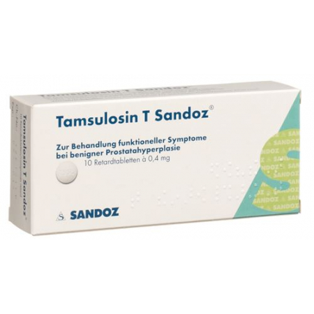 Тамсулозин T Сандоз 0,4 мг 10 ретард таблеток