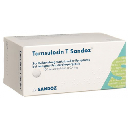 Tamsulosin T Sandoz Retard 0.4 mg 100 tablets