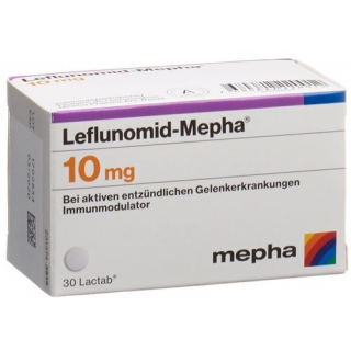 Лефлуномид Мефа 10 мг 30 таблеток покрытых оболочкой