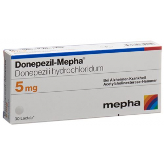 Донепезил Мефа 5 мг 100 таблеток покрытых оболочкой 