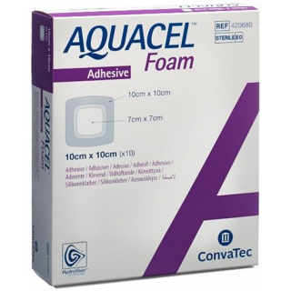Aquacel Foam 10x10см Adhesive 10 штук