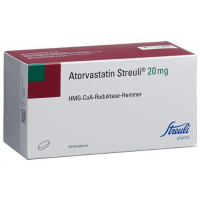 Аторвастатин Штройли 20 мг 100 таблеток покрытых оболочкой