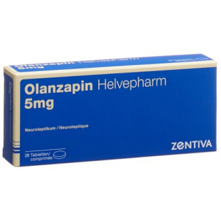 Оланзапин Хелвефарм 5 мг 28 таблеток