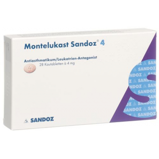 Монтелукаст Сандоз 4 мг 28 жевательных таблеток