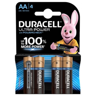 Duracell Batt Ultra Power Mn1500 Aa 1.5v 4 штуки