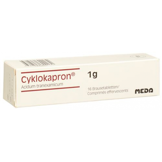 Циклокапрон 1 г 16 шипучих таблеток