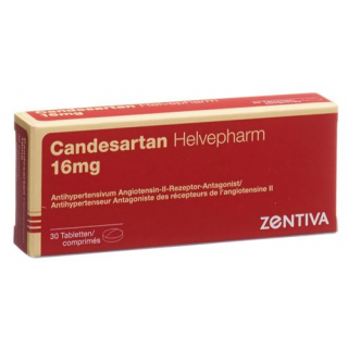 Кандесартан Хелвефарм 16 мг 30 таблеток