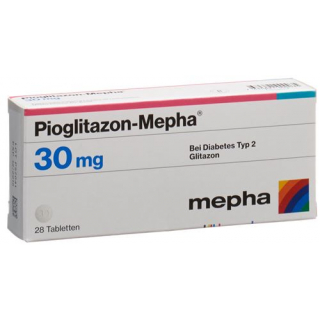 Пиоглитазон Мефа 30 мг 28 таблеток
