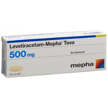 Леветирацетам Мефа Тева 500 мг 200 таблеток покрытых оболочкой