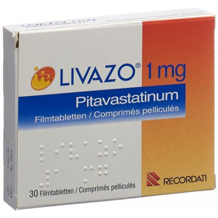 Ливазо 1 мг 30 таблеток покрытых оболочкой