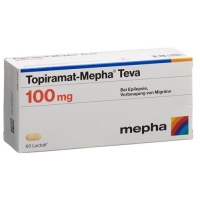 Топирамат Мефа Тева 100 мг 60 таблеток покрытых оболочкой  