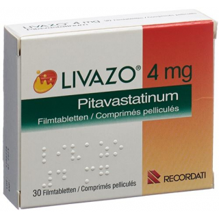 Ливазо 4 мг 30 таблеток покрытых оболочкой