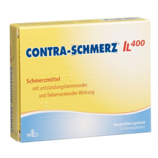 Контра Шмерц IL 400 мг 10 таблеток покрытых оболочкой 