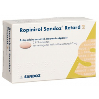 Ропинирол Сандоз Ретард 2 мг 28 таблеток